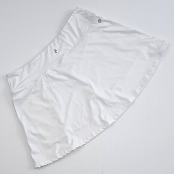 OCX Trem Women's White Activewear Skort Skirt Built In Liner Pockets Size Large - Picture 4 of 16